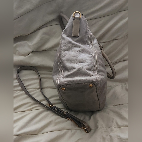 Prada leather sage/eggplant color - Picture 4 of 14